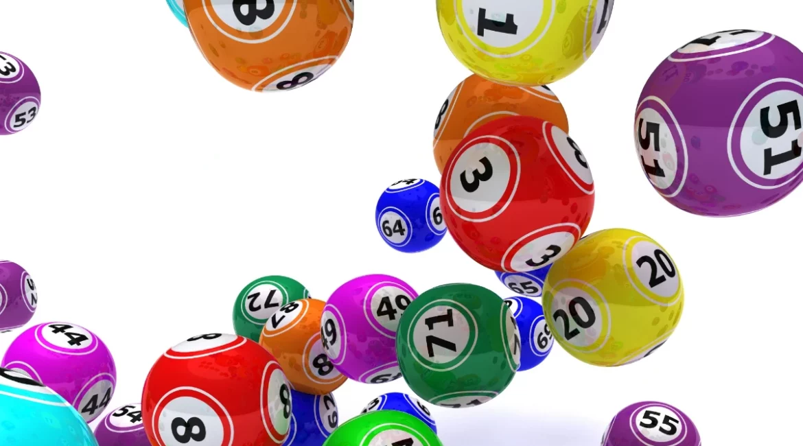 Bolas numeradas usadas em sorteios