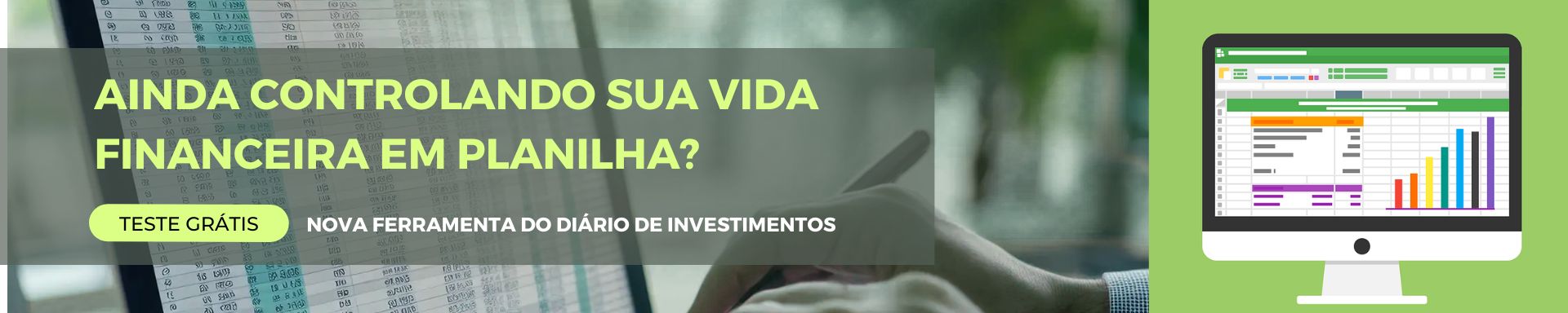 Teste grátis a plataforma de gestão de gastos.