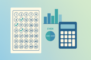 Como escolher números de loteria com estatística básica