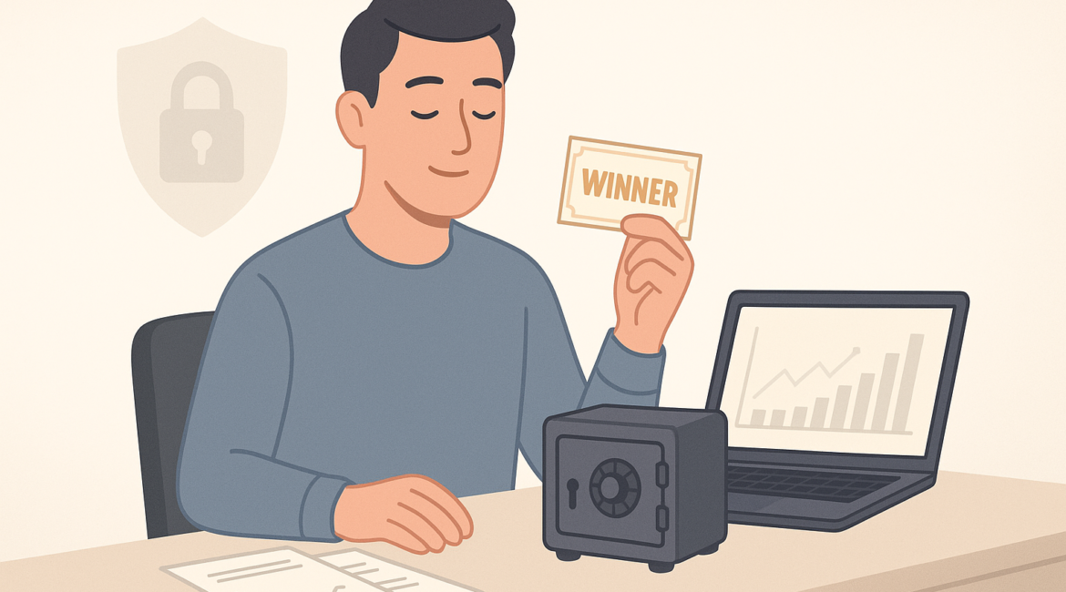 O que fazer se ganhar na loteria: primeiros passos