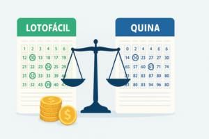 Lotofácil ou Quina: qual vale mais a pena jogar?