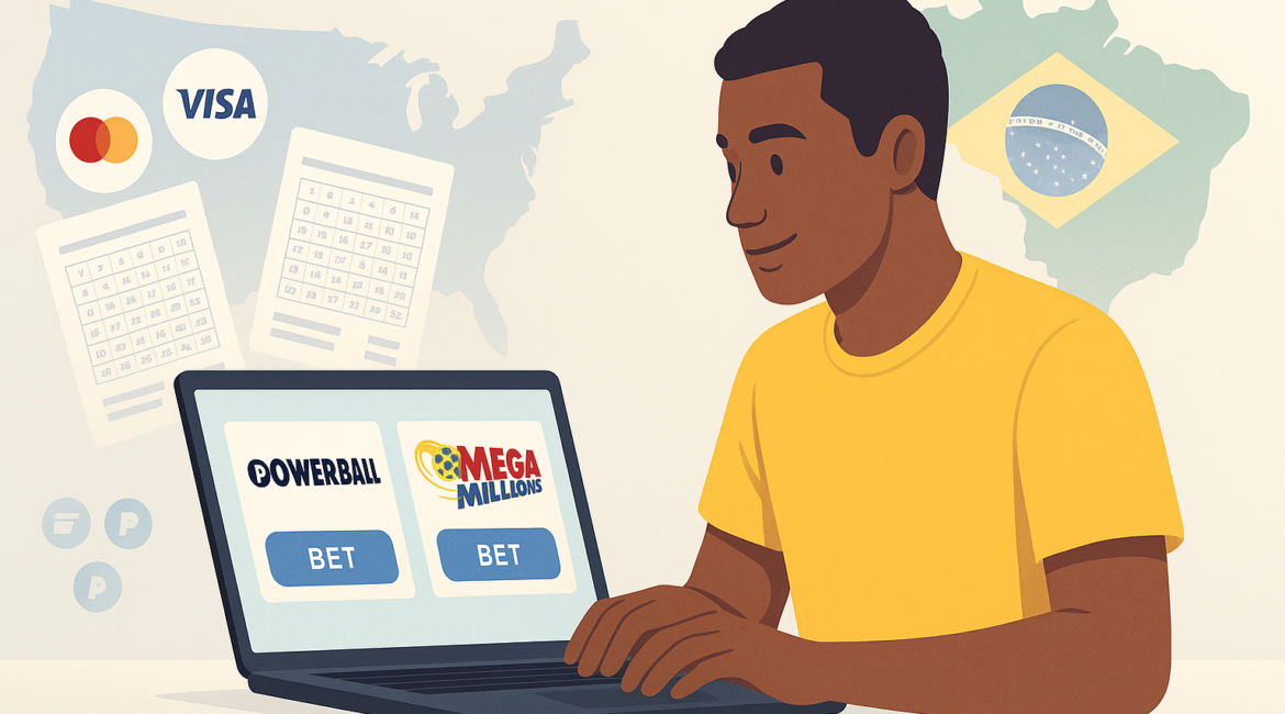 Como apostar nas loterias americanas do Brasil pela internet