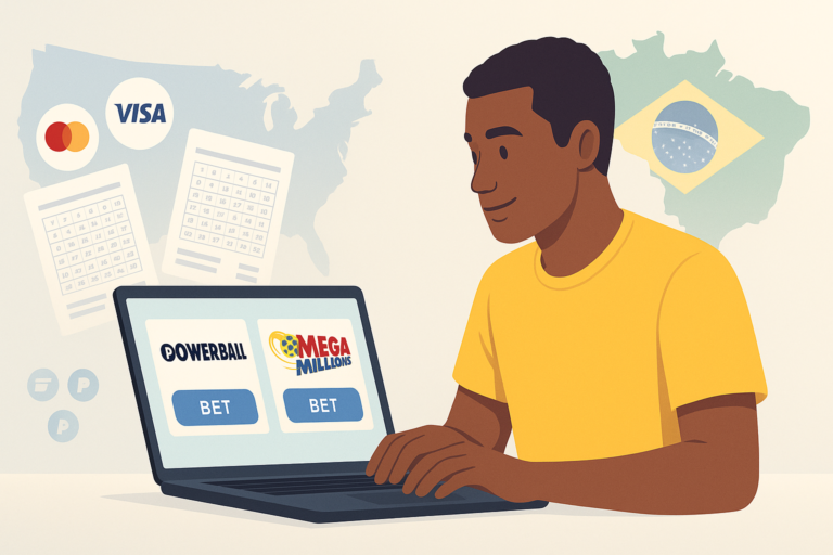 Como apostar nas loterias americanas do Brasil pela internet